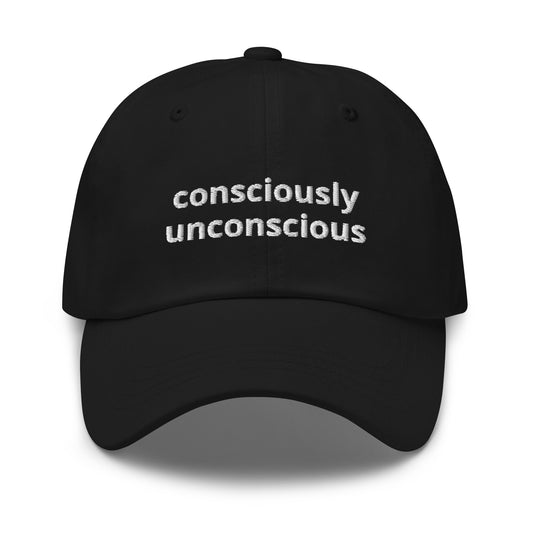 consciously unconscious hat